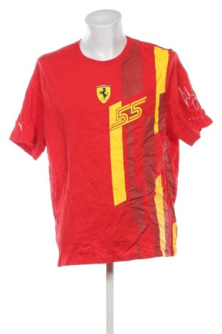 Męski T-shirt PUMA, Rozmiar XXL, Kolor Czerwony, Cena 66,99 zł, #136948510