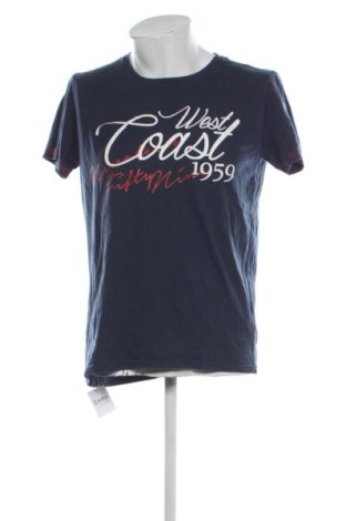 Męski T-shirt West Coast, Rozmiar L, Kolor Niebieski, Cena 59,99 zł, #136951366