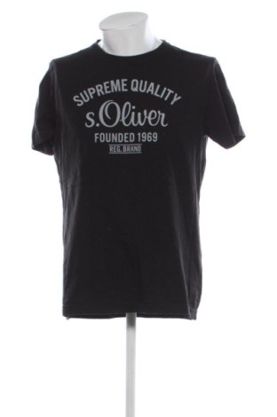 Pánské tričko  S.Oliver, Velikost XL, Barva Černá, Cena  249,00 Kč, #136952912