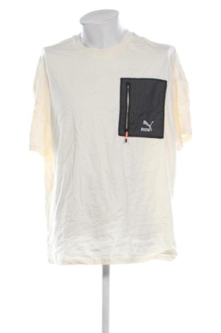 Ανδρικό t-shirt PUMA, Μέγεθος L, Χρώμα Εκρού, Τιμή 19,99 €, #136953856