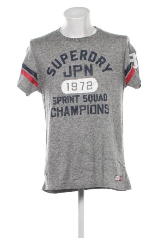 Tricou de bărbați Superdry, Mărime M, Culoare Gri, Preț 67,99 Lei, #136955282