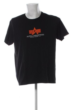 Ανδρικό t-shirt Alpha Industries, Μέγεθος XXL, Χρώμα Μαύρο, Τιμή 29,50 €, #136956805