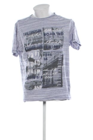 Męski T-shirt Tom Tompson, Rozmiar XL, Kolor Niebieski, Cena 48,99 zł, #136963208