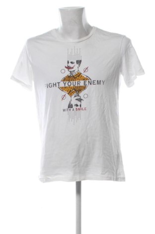 Męski T-shirt United Colors Of Benetton, Rozmiar M, Kolor Biały, Cena 58,94 zł, #136969478
