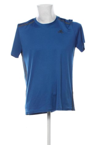 Ανδρικό t-shirt Adidas, Μέγεθος L, Χρώμα Μπλέ, Τιμή 18,99 €, #136972966