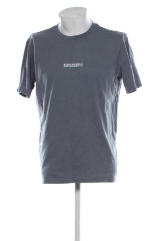 Tricou de bărbați Superdry, Mărime L, Culoare Albastru, Preț 68,24 Lei, #136976970