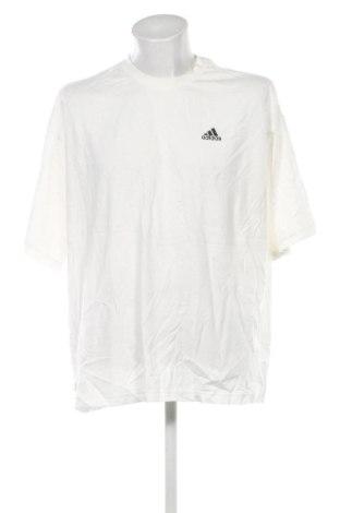 Ανδρικό t-shirt Adidas, Μέγεθος L, Χρώμα Λευκό, Τιμή 20,99 €, #136985335