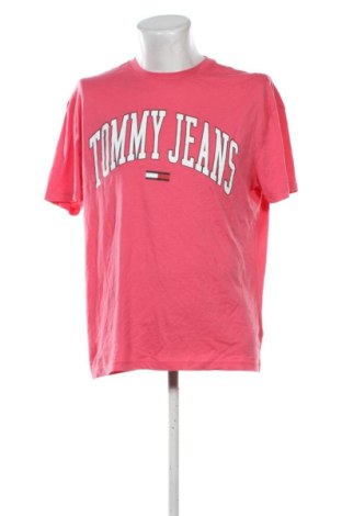 Tricou de bărbați Tommy Jeans, Mărime XL, Culoare Roz, Preț 122,99 Lei, #136988804