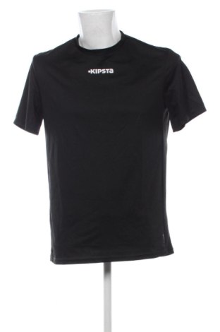 Męski T-shirt Kipsta, Rozmiar L, Kolor Czarny, Cena 29,99 zł, #136989779