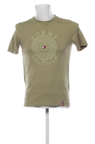 Męski T-shirt Tommy Hilfiger, Rozmiar S, Kolor Zielony, Cena 105,99 zł, #136998999