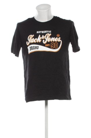 Męski T-shirt Jack & Jones, Rozmiar L, Kolor Czarny, Cena 46,99 zł, #137002426