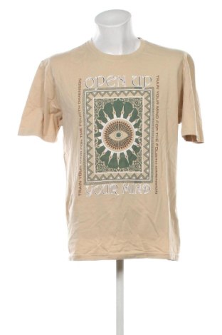 Tricou de bărbați Koton, Mărime L, Culoare Bej, Preț 44,00 Lei, #137013676