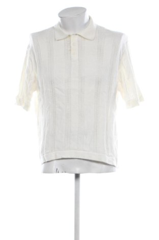 Ανδρικό t-shirt Bershka, Μέγεθος L, Χρώμα Εκρού, Τιμή 16,99 €, #137034197