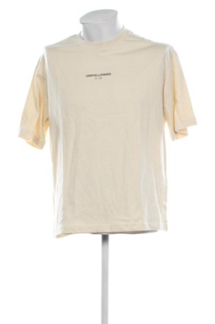 Tricou de bărbați UNFOLLOWED, Mărime S, Culoare Ecru, Preț 167,99 Lei, #136947461