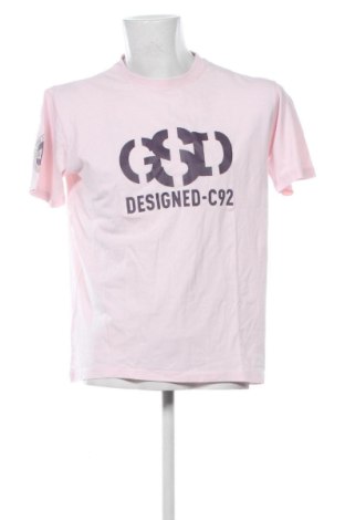 Męski T-shirt John Devin, Rozmiar L, Kolor Różowy, Cena 42,99 zł, #136969039