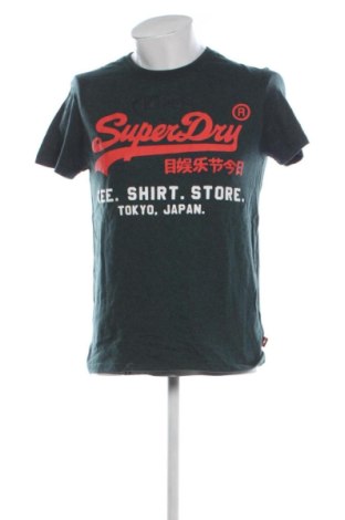 Мъжка тениска Superdry, Размер M, Цвят Зелен, Цена 14,31 €, #136970009