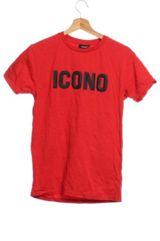 Мъжка тениска ICONO, Размер XS, Цвят Червен, Цена 10,73 €, #137000782