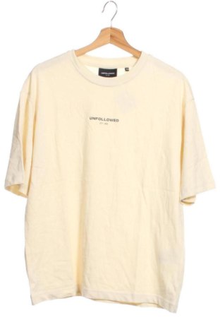 Ανδρικό t-shirt UNFOLLOWED, Μέγεθος XS, Χρώμα Εκρού, Τιμή 33,99 €, #137014783