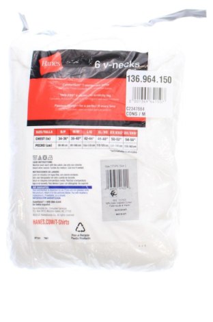 Pánsky komplet  Hanes, Veľkosť L, Farba Biela, Cena  32,95 €, #136964150