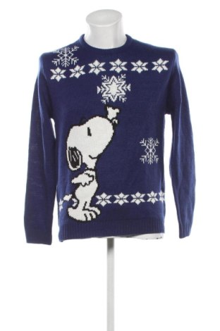 Мъжки пуловер Peanuts, Размер S, Цвят Син, Цена 10,93 €, #136953937