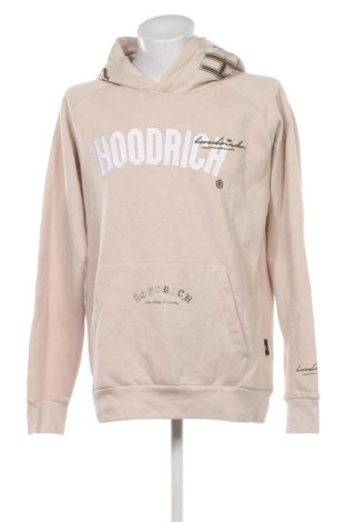 Мъжки суитшърт Hoodrich, Размер XL, Цвят Бежов, Цена 65,44 €, #136920261