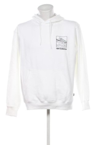 Мъжки суитшърт New Balance, Размер M, Цвят Бял, Цена 65,44 €, #136940242