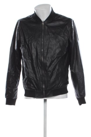 Férfi bőrdzseki Pull&Bear, Méret M, Szín Fekete, Ár 14 120 Ft, #136985150
