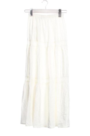 Spódnica Bershka, Rozmiar XS, Kolor ecru, Cena 82,99 zł, #136944328
