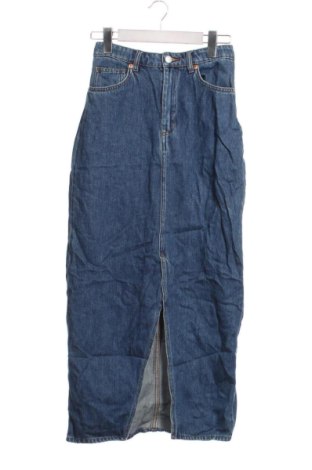 Spódnica Monki, Rozmiar XS, Kolor Niebieski, Cena 44,99 zł, #137000808