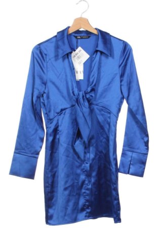 Šaty  Zara, Velikost XS, Barva Modrá, Cena  754,00 Kč, #136956366