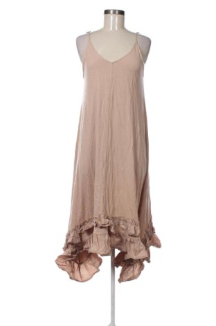 Рокля Zara, Размер S, Цвят Бежов, Цена 24,03 €, #136976436