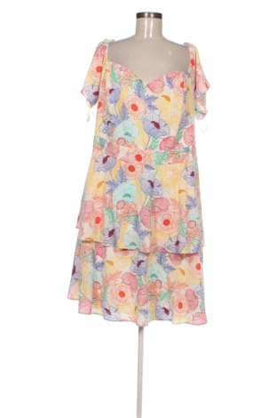 Φόρεμα City Chic, Μέγεθος 3XL, Χρώμα Πολύχρωμο, Τιμή 16,88 €, #136996528