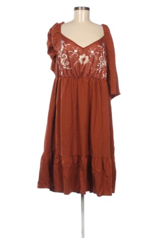 Sukienka Unbranded, Rozmiar 4XL, Kolor Pomarańczowy, Cena 100,99 zł, #136947185