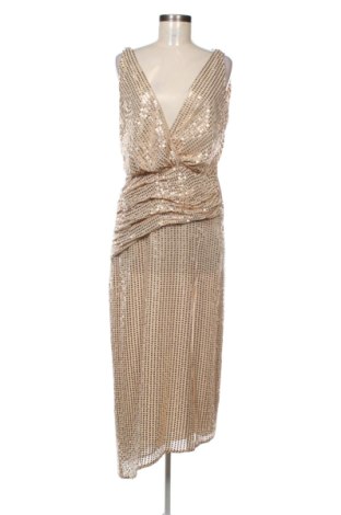 Rochie Zara, Mărime M, Culoare Auriu, Preț 208,53 Lei, #136978431