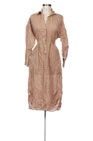 Φόρεμα Zara, Μέγεθος L, Χρώμα  Μπέζ, Τιμή 22,99 €, #137025481