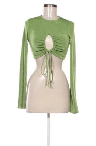 Damen Shirt Bershka, Größe M, Farbe Grün, Preis € 1,99