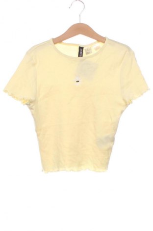 Bluzka damska H&M Divided, Rozmiar XS, Kolor Żółty, Cena 8,99 zł