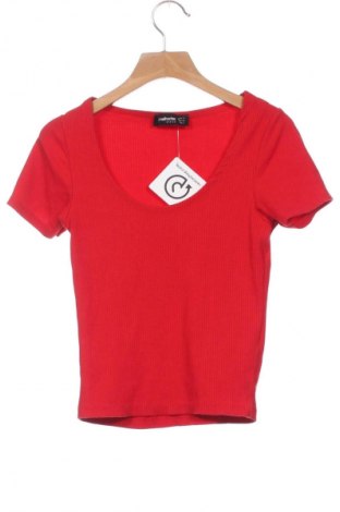 Damen Shirt Stradivarius, Größe XS, Farbe Rot, Preis € 2,99