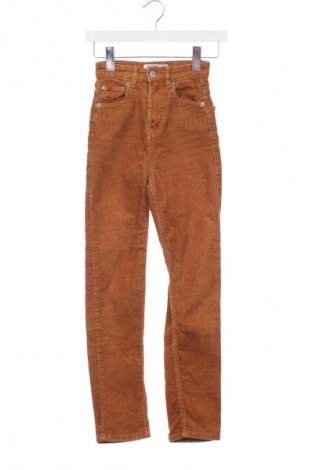 Dámské manšestráky  Pull&Bear, Velikost XXS, Barva Oranžová, Cena  199,00 Kč