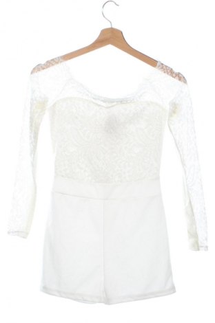 Дамски къс гащеризон Unbranded, Размер XS, Цвят Бял, Цена 4,09 €