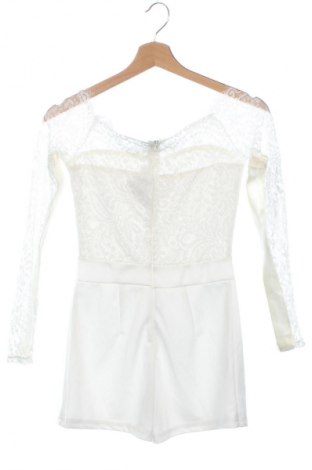 Дамски къс гащеризон Unbranded, Размер XS, Цвят Бял, Цена 4,09 €