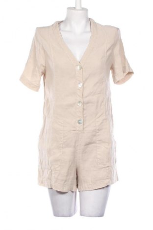 Kurzer Damenoverall Zara, Größe S, Farbe Beige, Preis 12,99 €
