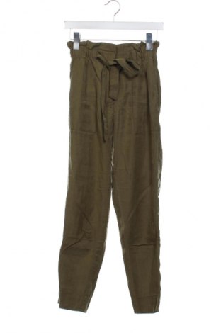 Dámské kalhoty  H&M, Velikost XS, Barva Zelená, Cena  49,00 Kč