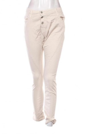 Pantaloni de femei Please, Mărime L, Culoare Bej, Preț 70,99 Lei, #132380704