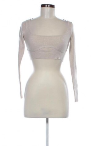 Damenpullover Bershka, Größe S, Farbe Beige, Preis 9,99 €