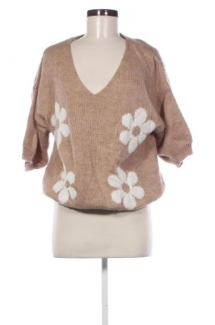 Damski sweter Unbranded, Rozmiar M, Kolor Beżowy, Cena 36,99 zł