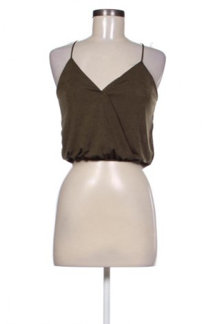 Top de femei Bershka, Mărime S, Culoare Verde, Preț 7,99 Lei
