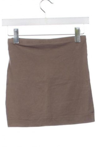 Кожена пола H&M, Размер XS, Цвят Кафяв, Цена 2,04 €