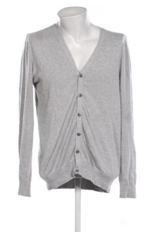 Herren Strickjacke John Devin, Größe L, Farbe Grau, Preis € 6,99