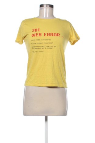 Bluzka damska Pull&Bear, Rozmiar S, Kolor Żółty, Cena 33,79 zł, #137029179